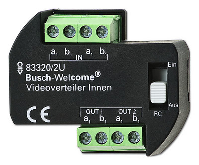 Busch-Jaeger 83320/2U Videoverteiler Innen UP