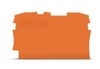 Wago 2000-1292 Abschluss- und Zwischenplatte 0,7 mm dick orange